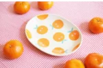 Plato ovalado frutas